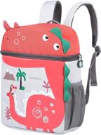 toddler backpack animal design dinosaur logo