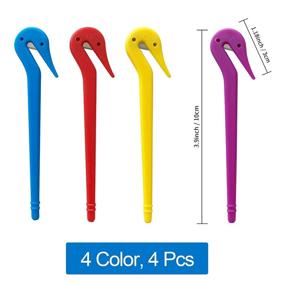 img 2 attached to 💇 Gexolenu Elastic Rubber Hair Bands Remover Cutter - Pain-Free Ponytail Removal Tool (4pcs)