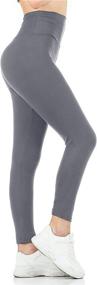 img 4 attached to Gnpolo Womens Waisted Leggings Control
