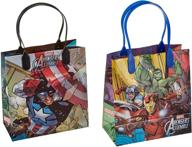 unleash your inner hero with marvel avengers premium quality party favor goodie small gift bags 12 logo