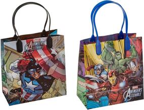 img 1 attached to Unleash Your Inner Hero with Marvel Avengers Premium Quality Party Favor Goodie Small Gift Bags 12