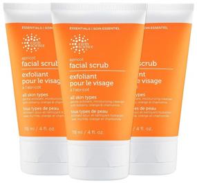 img 4 attached to 🍑 Gentle Exfoliating Facial Scrub: Earth Science Apricot for All Skin Types (3 pk, 4 oz.)