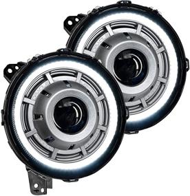 img 3 attached to ORACLE Lighting Oculus Bi-LED Projector Headlights For Jeep JL / Gladiator JT - Satin Silver