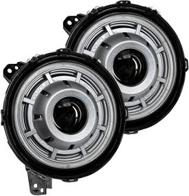 img 4 attached to ORACLE Lighting Oculus Bi-LED Projector Headlights For Jeep JL / Gladiator JT - Satin Silver