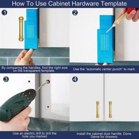 img 1 attached to 🔧 Enhance Cabinet Installation Efficiency with King&amp;Charles Cabinet Hardware Template - Simplify Cabinet Handle and Pull Installation with Precision