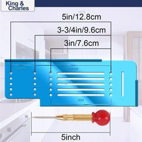 img 2 attached to 🔧 Enhance Cabinet Installation Efficiency with King&amp;Charles Cabinet Hardware Template - Simplify Cabinet Handle and Pull Installation with Precision