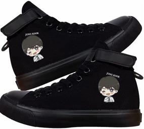 img 1 attached to DHSPKN Cartoon Bangtan Jungkook Sneakers Boys' Shoes in Sneakers