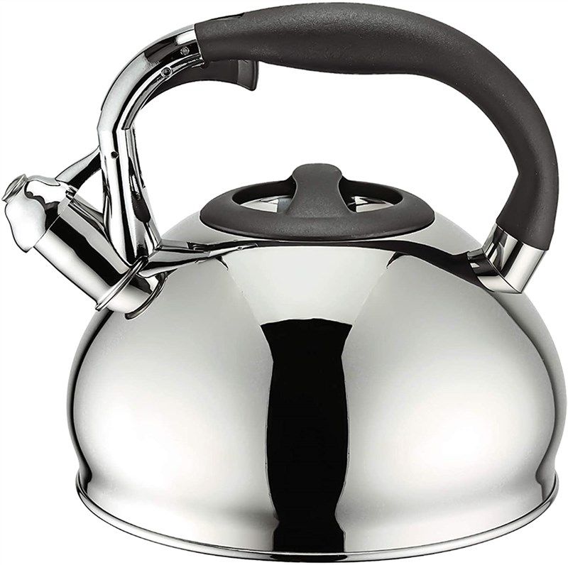 2.5L Stainless Steel Whistling Tea Kettle Food Grade Teapot For Make Tea  Boil Water Compatible Gas Stoves Induction Cookers 2022