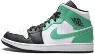 nike jordan island green white logo