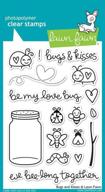 🐞 lawn fawn clear stamps - bugs & kisses - 4x6-inch - a fun addition to your crafting supplies! logo