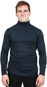 img 1 attached to Utopia Wear Cozy Turtleneck Men's Shirt for Optimum Comfort in T-Shirts & Tanks