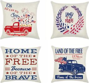 img 4 attached to Independence Cushion American Patriotic Pillowslip