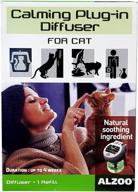 🌿 alzoo all natural calming plug-in+refill cat: relieve stress from new pets, vet visits, moving & more logo