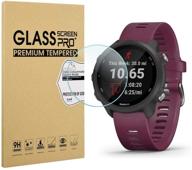 ультимативная защита для garmin forerunner 245/245 music с защитным стеклом diruite 3-pack логотип