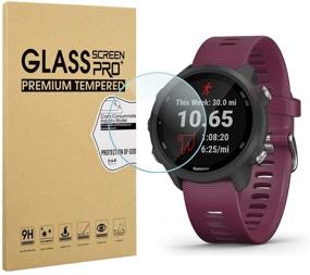 img 4 attached to Ультимативная защита для Garmin Forerunner 245/245 Music с защитным стеклом Diruite 3-Pack