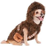 🐶 chewbacca hoodie pet costume by rubie's - your furry friend can join the force! логотип