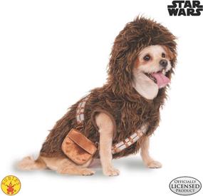 img 1 attached to 🐶 Chewbacca Hoodie Pet Costume by Rubie's - Your Furry Friend can Join the Force!