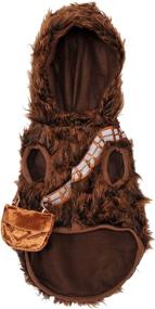 img 3 attached to 🐶 Chewbacca Hoodie Pet Costume by Rubie's - Your Furry Friend can Join the Force!