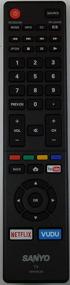 img 1 attached to 📱 NH414UD Original Factory New Remote Control - Compatible with SANYO FW43C46F, FW50C76F, and FW55C46F TVs