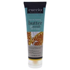 img 3 attached to 🧴 Cuccio Naturale Butter Scrub - NonOily Exfoliating Moisturizer for Soothing Skin Hydration with Milk And Honey – Paraben & Cruelty Free, 4 Ounce