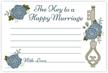 happy marriage wedding advice cards logo