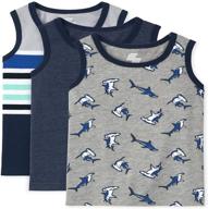 3-pack of shark tank tops for toddler boys from the children's place logo