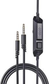 img 4 attached to 🎧 A40 Replacement Audio Cable with Inline Mute Volume Control and Microphone for Astro A10/A40/A30/A50 Headsets - Compatible with Xbox One, PlayStation 4, PS4 - Headphone Audio Extension Cord Lead (1M)