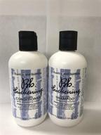 💆 bumble and bumble thickening volume shampoo & conditioner 8 oz duo set: enhance hair thickness and volume with this effective pairing logo