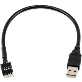 img 4 attached to 🔌 Кабель-адаптер CRJ с мужским разъемом 9-Pin USB IDC Dupont к мужскому разъему USB 2.0 тип A.