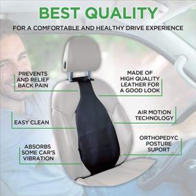 img 3 attached to Lebogner Lumbar Support Back Cushion for Car - Air Motion Backrest for Lower Back Pain - Orthopedic Customized Posture Support - Car Seat Lumbar Cushion for Back Pain Relief