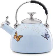 🦋 lenox 888256 butterfly meadow kettle: graceful elegance meets practicality logo