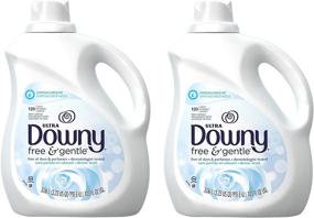 img 2 attached to 🌸 Downy Free & Gentle Liquid Fabric Conditioner - 103 oz - Mega Pack of 2