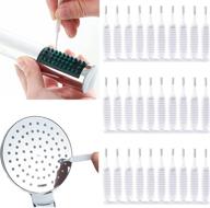 alnorte 30pcs nozzle cleaning brush for shower heads - anti-clogging, nylon bristles, non-slip handle logo