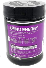 img 3 attached to 💪 Maximize Your Workout with Optimum Nutrition Essential Amino Energy: Concord Grape Flavor, 62 Servings, 1.23 lb, Pack of 1