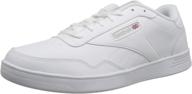 white collegiate men's reebok sneaker shoes for men in fashion sneakers logo