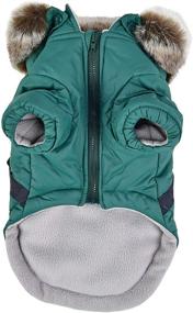 img 3 attached to Puppia Bellamy Hooded Hunter Green