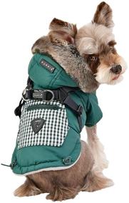 img 2 attached to Puppia Bellamy Hooded Hunter Green