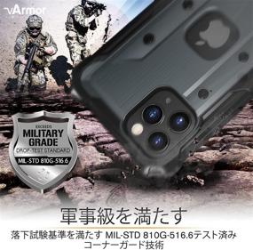 img 2 attached to 📱 Чехол Vena vArmor Rugged для iPhone 12/iPhone 12 Pro (6,1 дюйма) - Защита от падений военного класса, крепкий с клипом на пояс и подставкой (цвет Space Gray)