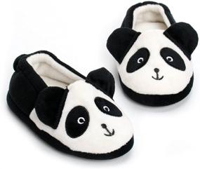 img 3 attached to 🧦 Cozy Cartoon Winter Toddler Slippers by Estamico: The Perfect Shoes for Boys