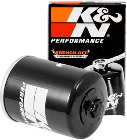 img 4 attached to 🏍️ K&amp;N KN-198 Motorcycle Oil Filter: High Performance, Premium Design for Synthetic or Conventional Oils, Fits Select Polaris Side-by-Side and ATV Models (Black)