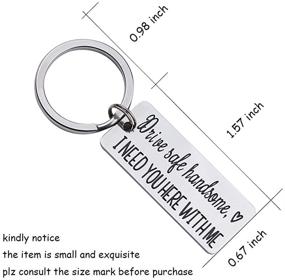 img 3 attached to 🎁 Sentimental Keychain: Treasured Gift for Husband, Father, Boyfriend