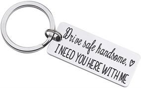 img 4 attached to 🎁 Sentimental Keychain: Treasured Gift for Husband, Father, Boyfriend