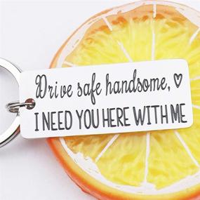 img 1 attached to 🎁 Sentimental Keychain: Treasured Gift for Husband, Father, Boyfriend