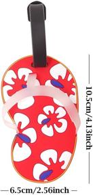 img 2 attached to Customizable Honbay Flip Flops Luggage Baggage: Personalize Your Travel Style!