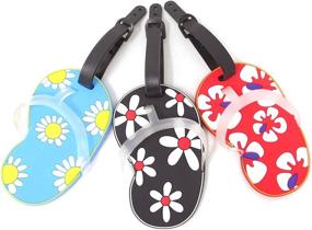 img 3 attached to Customizable Honbay Flip Flops Luggage Baggage: Personalize Your Travel Style!