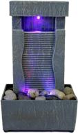💧 11-inch raining slate color-changing led fountain (adapter not included) logo