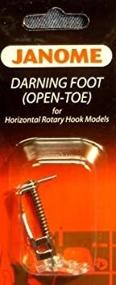 img 1 attached to 👣 Open-Toe Janome Darning Foot: Optimal for Horizontal Rotary Hook Models