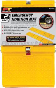 img 1 attached to 2-Pack Portable Vehicle Recovery & Emergency Traction Mat - Yellow by Performance Tool W41003