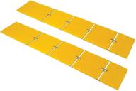 2-pack portable vehicle recovery & emergency traction mat - yellow by performance tool w41003 logo