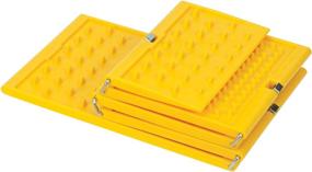 img 3 attached to 2-Pack Portable Vehicle Recovery & Emergency Traction Mat - Yellow by Performance Tool W41003